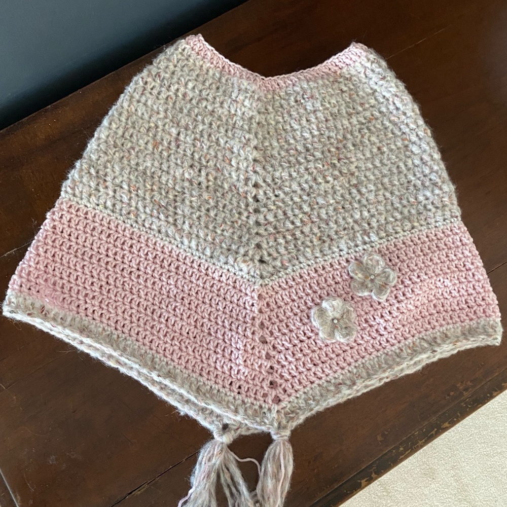 Poncho for girl 3 yo